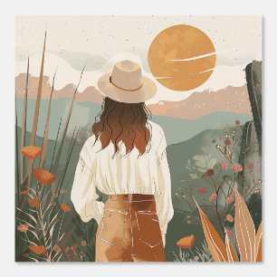 Papier Peint Paysage Abstrait de Boho (20)
