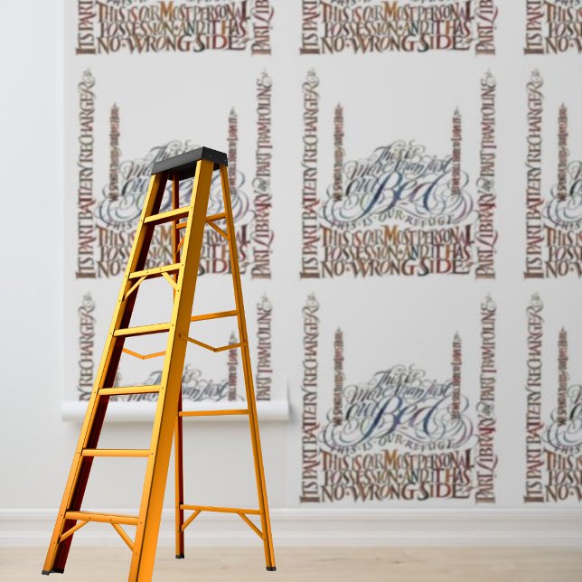 Papier Peint Peel and Stick Fond d'écran Nos citations de lit (Peel and Stick Wallpaper Our Bed Quotes Wallpaper)