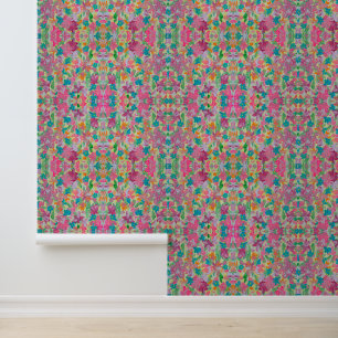 Papier Peint Peel et bâton floral Pastel soleil