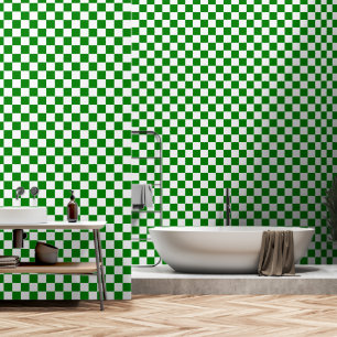 Papier Peint Peigne et bâton blanc et vert