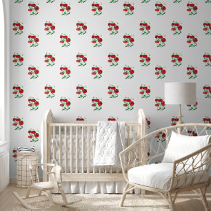 Papier Peint Peinture des pavots rouges