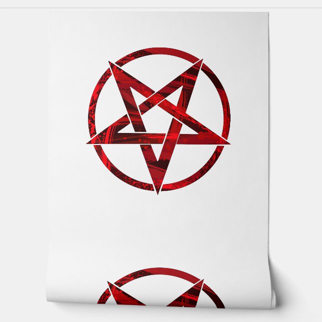 Papier Peint Pentagram Red Devil (Déroulement)