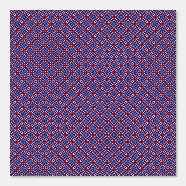 Papier Peint Pentas on Purple (Recto)