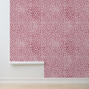 Papier Peint Petit léopard rose Rose