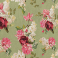 Petites fleurs Vintages antiques | Vert
