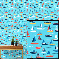 Petits bateaux à voile en mer, Nautique Aqua Blue