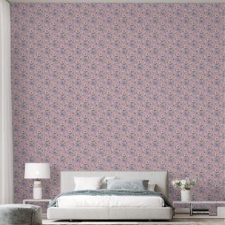 Papier Peint Petits motifs de coccinelles et de fleurs