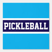 PICKLEBALL Athletic Navy Azure Bleu Bleu Blancs