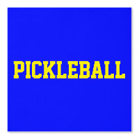 PICKLEBALL Jaune Lumineux À L'Athlète Bleu Vivid