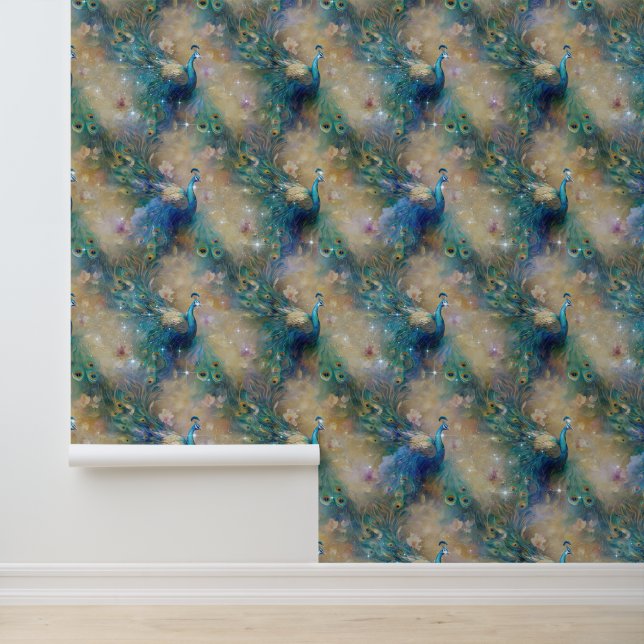 Papier Peint Pics Bleus (Application)