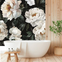 Pierre blanc foncé Floral