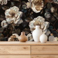 Pierre blanc foncé Floral