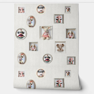 Papier Peint Pink Plushy Pals