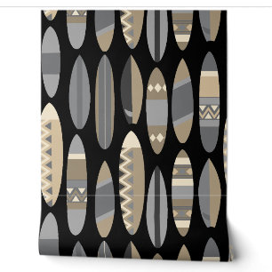 Papier Peint Plage Secret Hawaiian Surfboards - Neutral