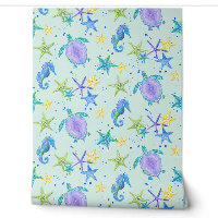 Plage Tortue de mer Aquarelle de mer Aquarelle Sta