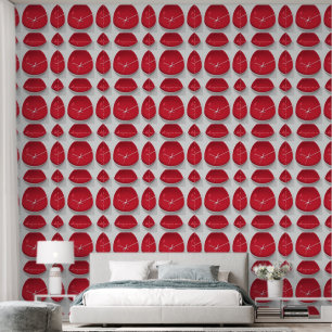 Papier Peint Poids en verre rouge