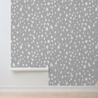 Points abstraits gris clair et blanc