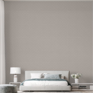 Papier Peint Points blancs sur beige doux