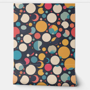 Papier Peint Points colorés géants