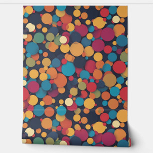 Papier Peint Points colorés géants