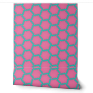Papier Peint pois roses pointsPapier peint personnalisé 2' x 4'