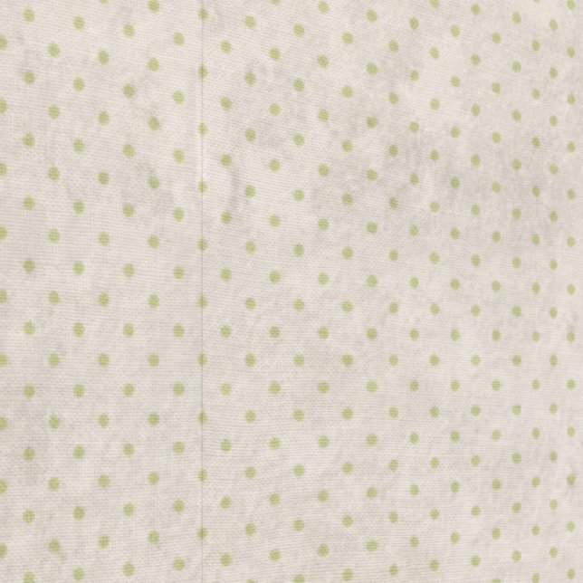 Papier Peint pois vert traditionnel | ton muet classique (Couture)