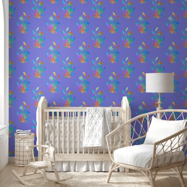 Papier Peint Pompes florales à crémaillère (Enfants)