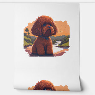 Papier Peint Poodle de jouet mignon