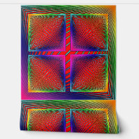Porte-peaux Abstrait multicolore Peel and Stick