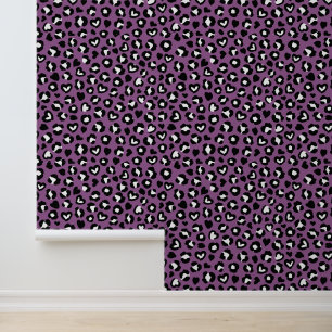 Papier Peint Poster de animal, Léopard Violet, Spots De Cheetah