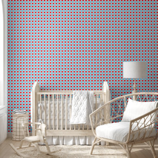 Papier Peint Pour Nurserie Cœur Rouge