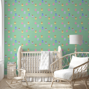 papier peint pour nurserie petite agneau