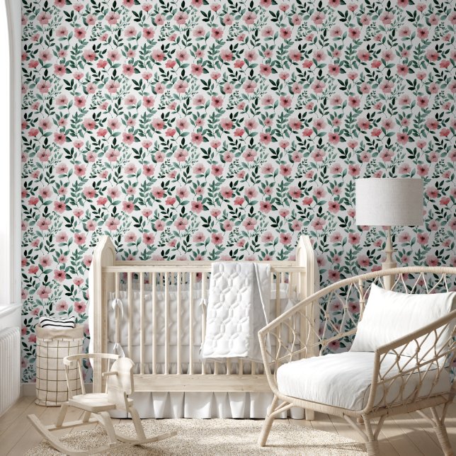 Papier Peint Preppy Grand Millennial Motifs (Enfants)