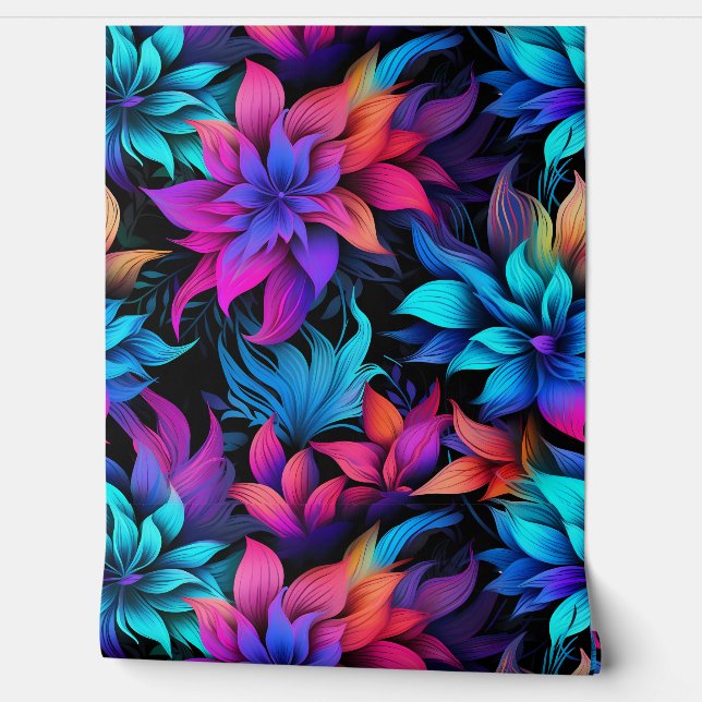 Papier Peint Prismatic Petalscape (Déroulement)