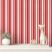 Rayure de bonbon rouge et blanc