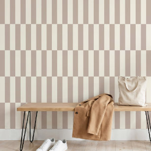 Papier Peint Rayure de couleur personnalisée Damier irrégulier