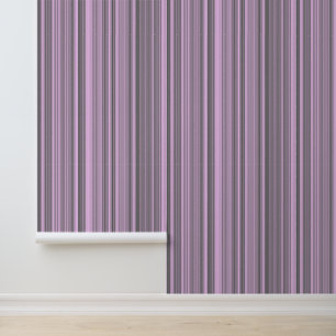 Papier Peint Rayures Gris Violet
