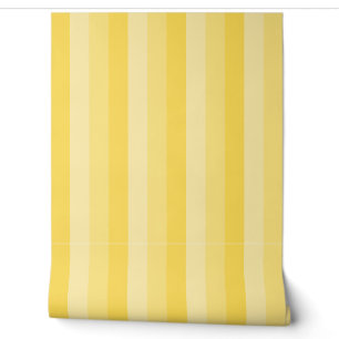 Papier Peint Rayures jaunes