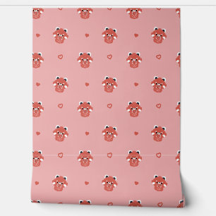 Papier Peint Red Panda Love