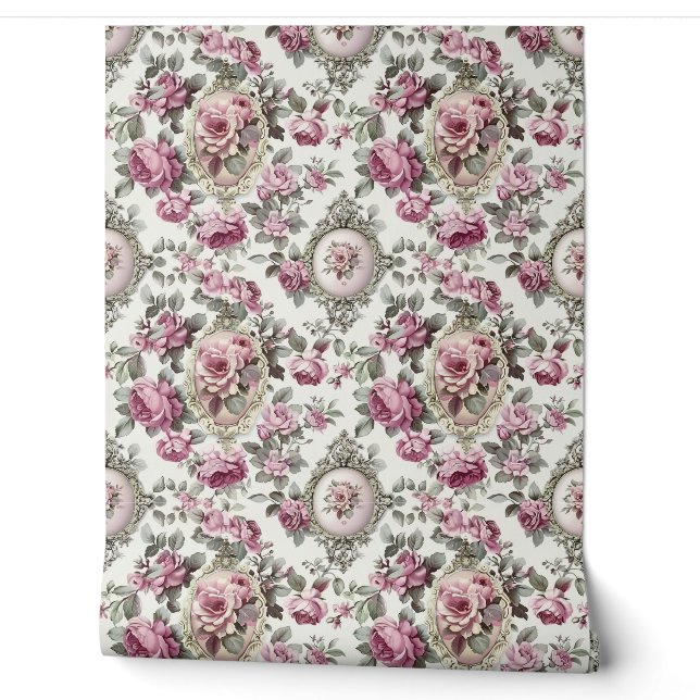 Papier Peint Regency Era Victorian Angleterre Motif (Déroulement)
