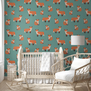Papier Peint Renard rouge