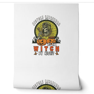 Papier Peint Réparateurs de vélos Sorcière Crâne Clé à molette