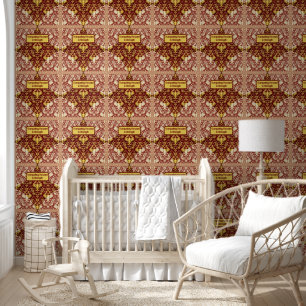 Papier Peint Revêtement mural éléphant personnalisé rouge cramo