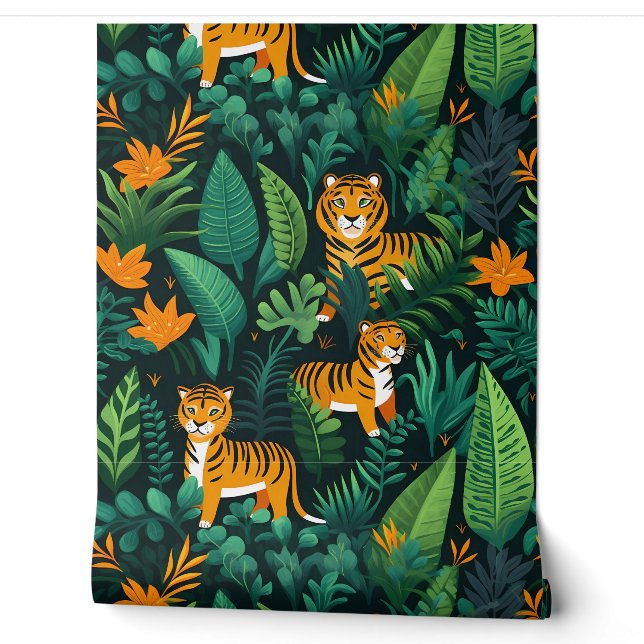 Papier Peint Roar & Explore Rainforest Botanical (Déroulement)