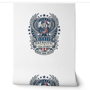 Papier Peint Rocker du bandana patriotique Méta musique Old Glo