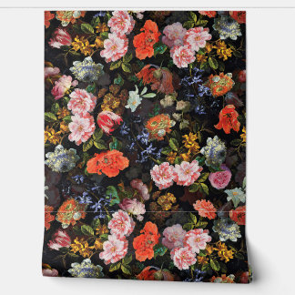 Papier Peint Romantisme de nuit Vintage flamande