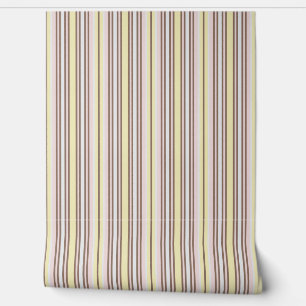 Papier Peint Rose doux et jaune multi-bandes