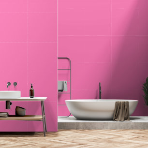 Papier Peint Rose fou (Le Rose le plus épais) PERSONNALISÉ