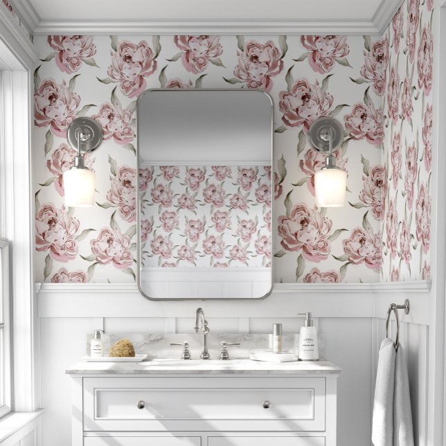 Papier peint rose moderne (Créateur téléchargé)