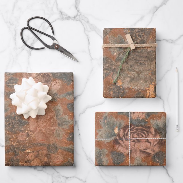 Papier peint Rose vintage - Suki (Recto)